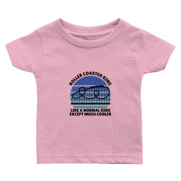 Discover roller coaster king Baby T-shirts