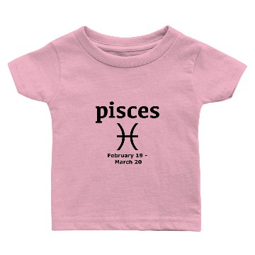 Discover Pisces Baby T-shirts
