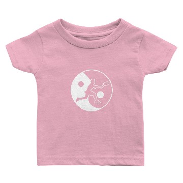 Discover Tennis Backspin Ying Yang Balance Baby T-shirts