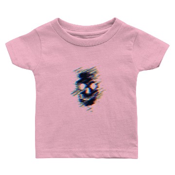 Discover Psychedelic Skull illusion Baby T-shirts