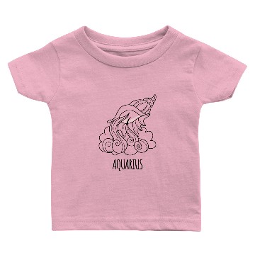 Discover Aquarius Star Sign Baby T-shirts
