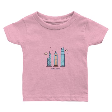 Discover Hong Kong Baby T-shirts