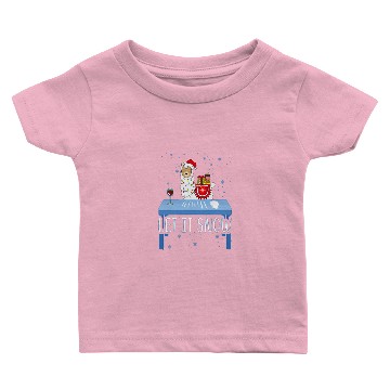 Discover Let it snow llama cocain Baby T-shirts
