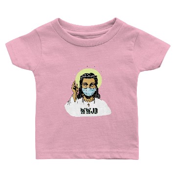 Discover WWJD Wha Would Jesus Do (Wear A Mask) Baby T-shirts