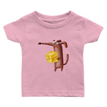Discover Cheesy Dog Baby T-shirts