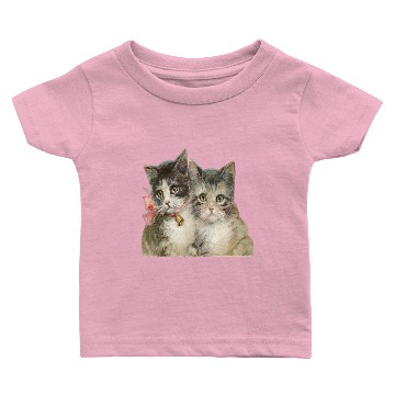 Discover Vintage Adorable Kittens Baby T-shirts