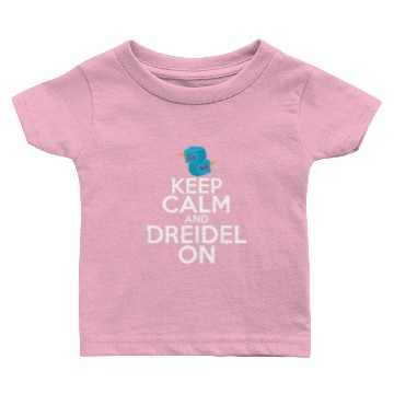 Discover Keep Calm and Dreidel On Hanukkah Gift Baby T-shirts