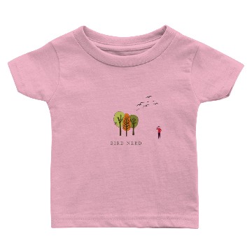 Discover Bird Nerd Bird Watching Design Baby T-shirts