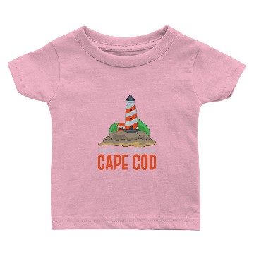 Discover Noboska Point lighthouse, Cape Cod Baby T-shirts
