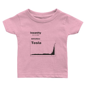 Discover Tesla insanity Baby T-shirts