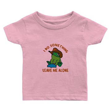 Discover frog with cowboy hat do something Baby T-shirts