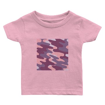 Discover Purple Camo Pattern Baby T-shirts