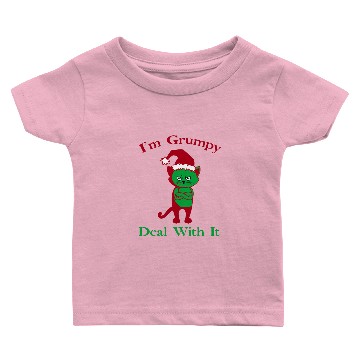 Discover I'm grumpy deal with it Baby T-shirts