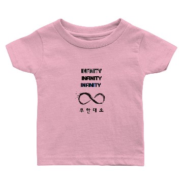 Discover Infinity Korean Text Graphic Design Baby T-shirts