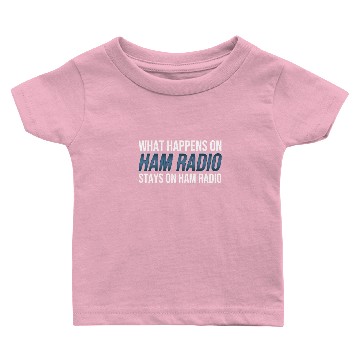 Discover Funny Ham Radio Morse Code CB Radio CW Operator Baby T-shirts