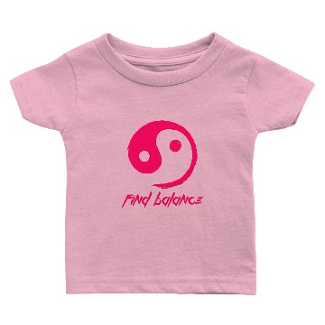 Discover Ying Yang Balancing Meditation Baby T-shirts