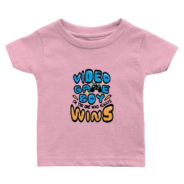 Discover Video Game Boy Always Wins Baby T-shirts