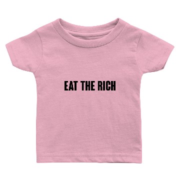 Discover Eat the rich quote design Baby T-shirts