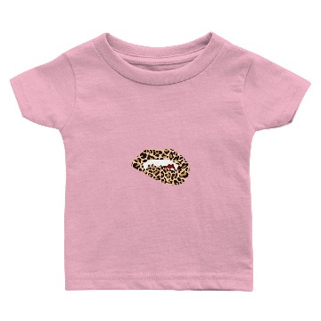 Discover brown leopard Vampire Lips Baby T-shirts