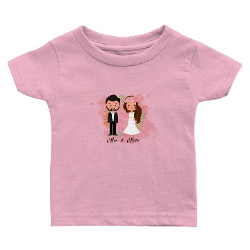 Discover mr and mrs couples Baby T-shirts