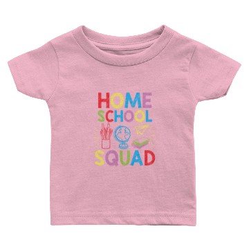 Discover Homeschool Squad For Homeschooler Baby T-shirts