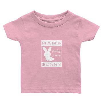Discover Mama Bunny Cute Easter Pregnancy Announcement Baby T-shirts