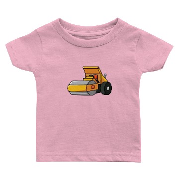 Discover steamroller construction site machine Construction Baby T-shirts
