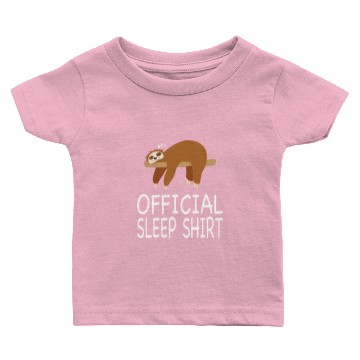 Discover Official sleep Baby T-shirts Sloth