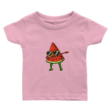Discover Watermelon Dabbing Melon Dab Baby T-shirts