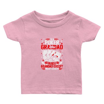 Discover Im A Poker Grandad Except Much Cooler Baby T-shirts