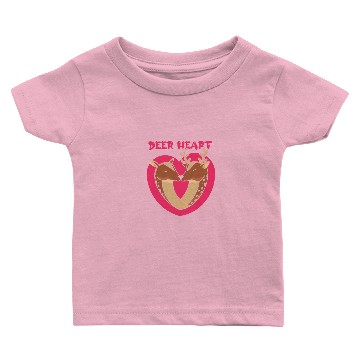 Discover Deer Heart Valentine Gift Baby T-shirts