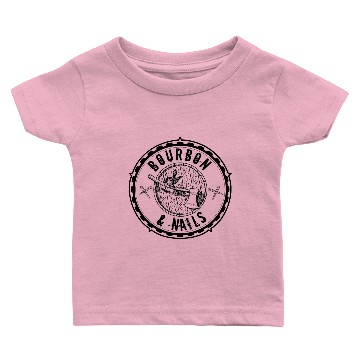 Discover Bourbon & Nails Baby T-shirts