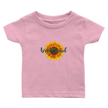 Discover Bridesmaid Sunflower Baby T-shirts | Future Mrs Baby T-shirts |