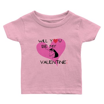 Discover Will you be my VALENTINE Baby T-shirts