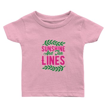 Discover Sunshine And Tan Lines Baby T-shirts