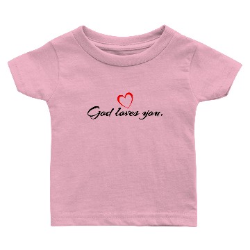 Discover God Loves You 01 Baby T-shirts
