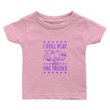 Discover Fire engine fire brigade Baby T-shirts