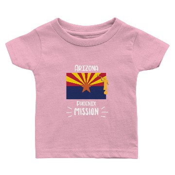 Discover Arizonna Phoenix Mormon LDS Mission Baby T-shirts