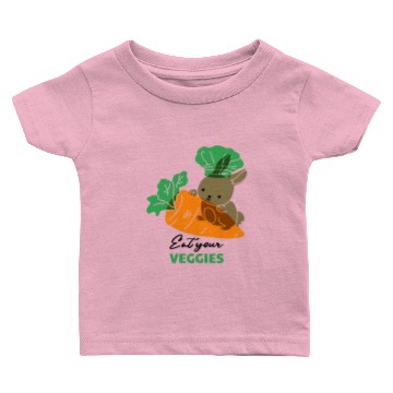 Discover Eat your Veggies Baby T-shirts