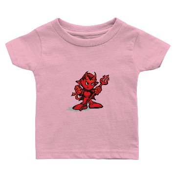 Discover The Little Red Devil Baby T-shirts