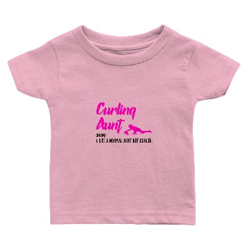 Discover curling aunt Baby T-shirts