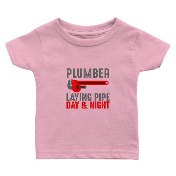 Discover Laying pipe day and night Baby T-shirts