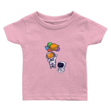 Discover Astronomy Astronauts Planets Baby T-shirts