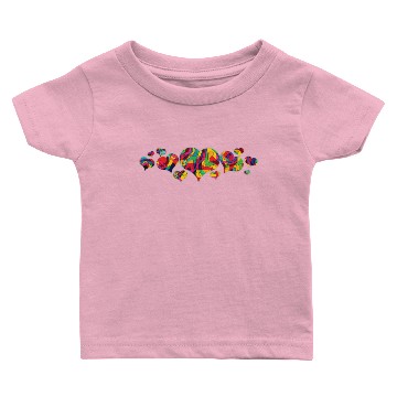 Discover DANCING HEARTS Multi Colored Baby T-shirts