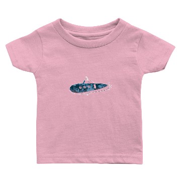 Discover Submarine Camouflage Submarine Baby T-shirts