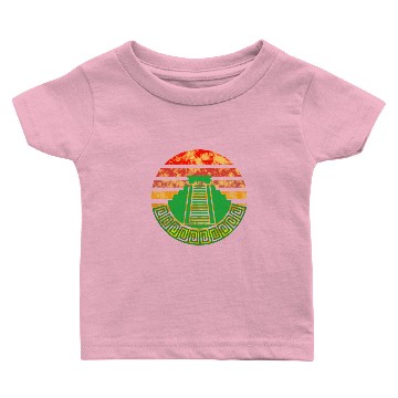 Discover Maya temple sunset Baby T-shirts