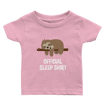 Discover Sloth official sleep Baby T-shirts