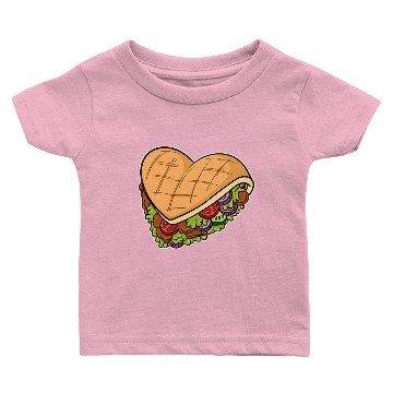 Discover I Love Kebap Sandwich Baby T-shirts