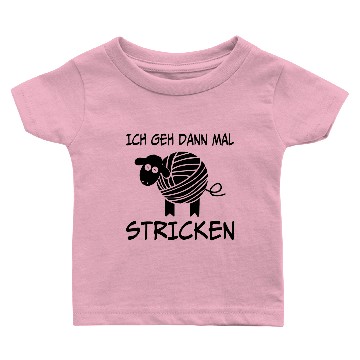 Discover Knitting needlework hobby wool gift Baby T-shirts