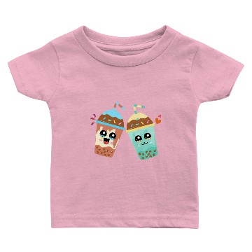 Discover cartoon milk tea Baby T-shirts